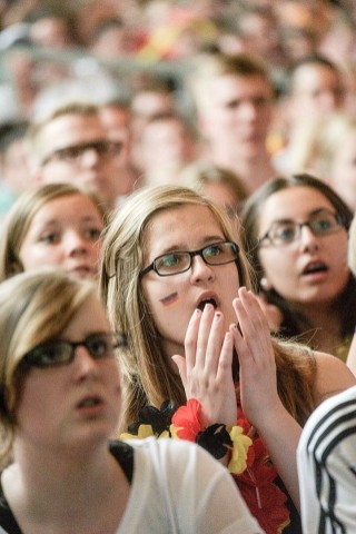 Public Viewing in Menden.