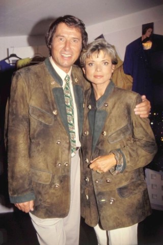 Udo Jürgens und Uschi Glas im Jahre 1995.