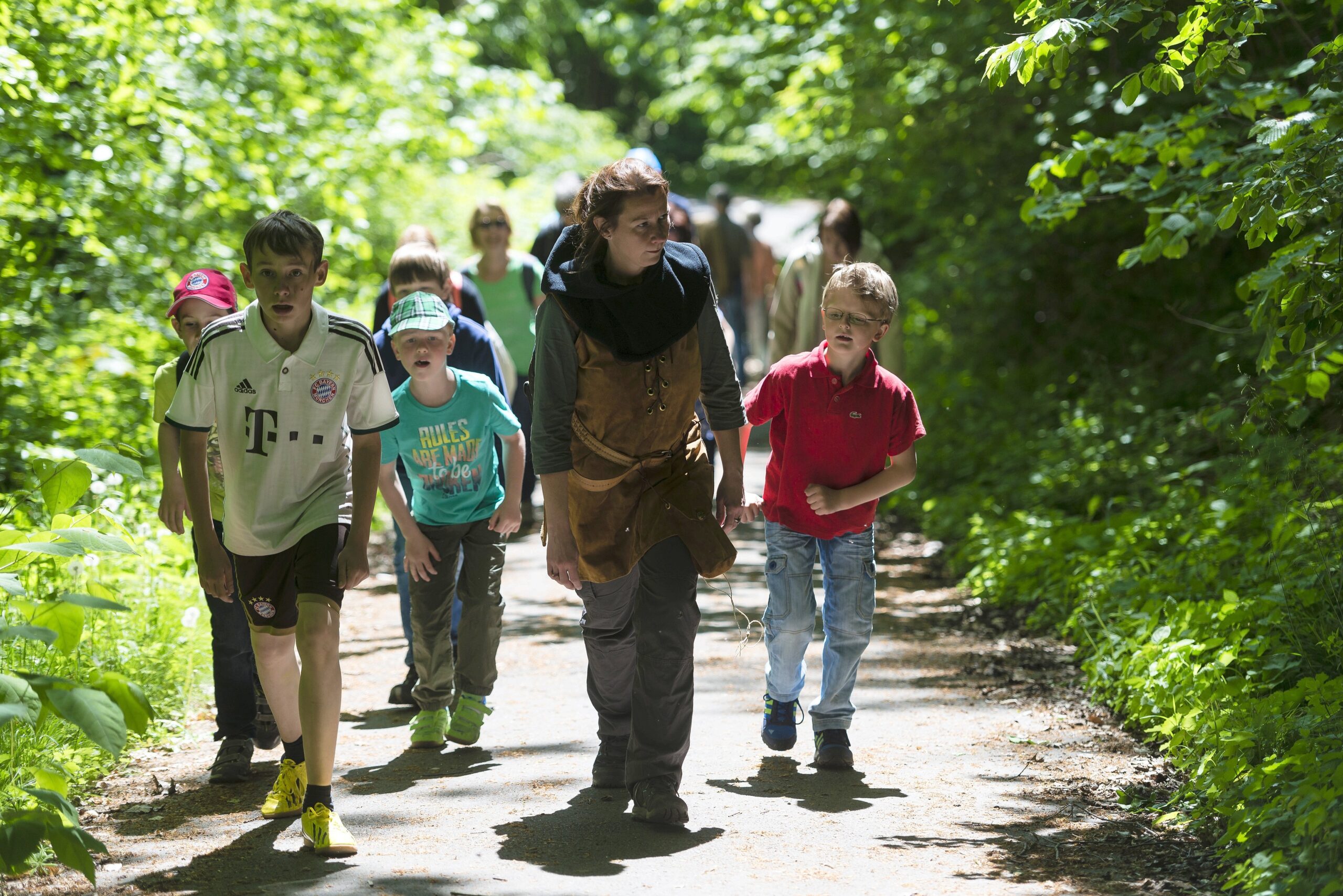 Strahlender Sonnenschein beim NRZ Wandertag 2015 am Baldeneysee.