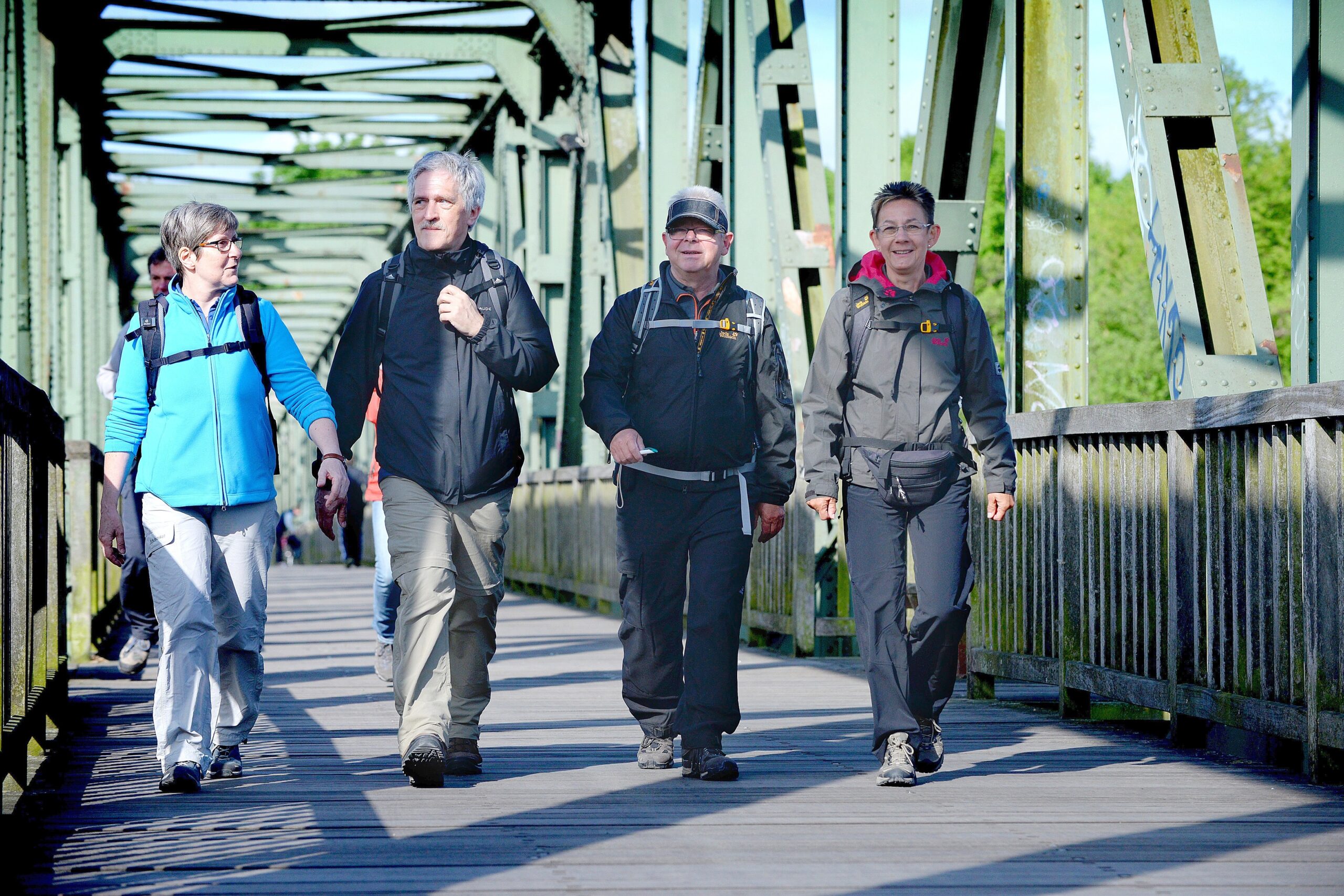 Strahlender Sonnenschein beim NRZ Wandertag 2015 am Baldeneysee.