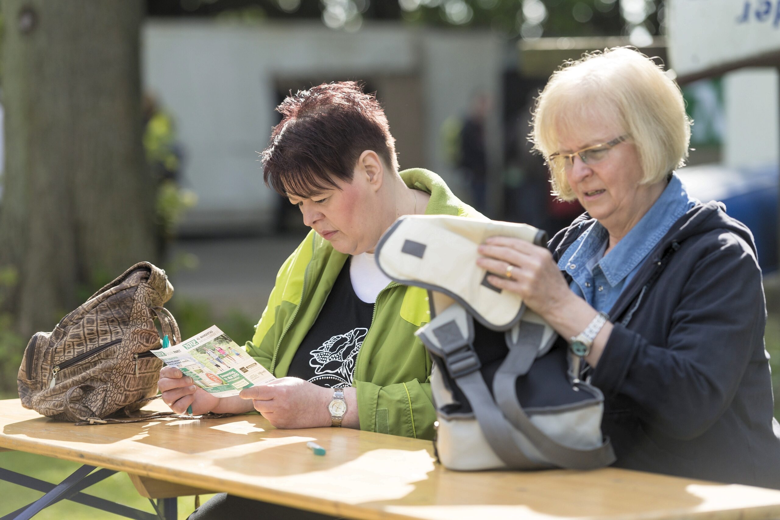 Strahlender Sonnenschein beim NRZ Wandertag 2015 am Baldeneysee.