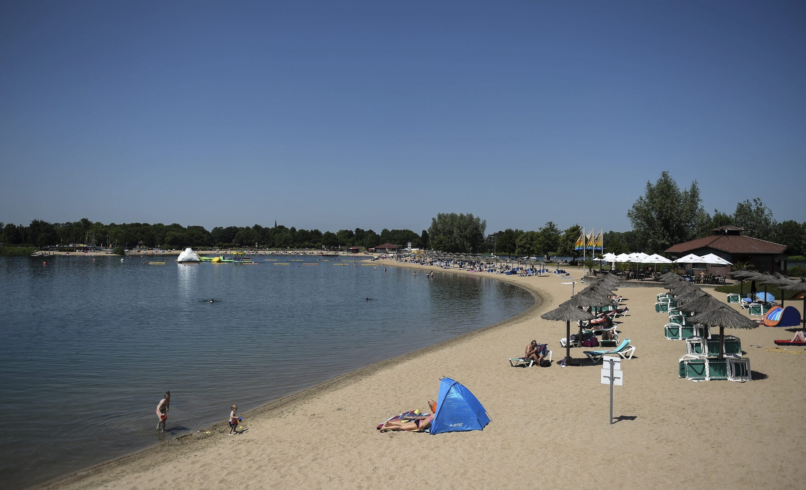 Sonnen und baden im Xantener Südsee.