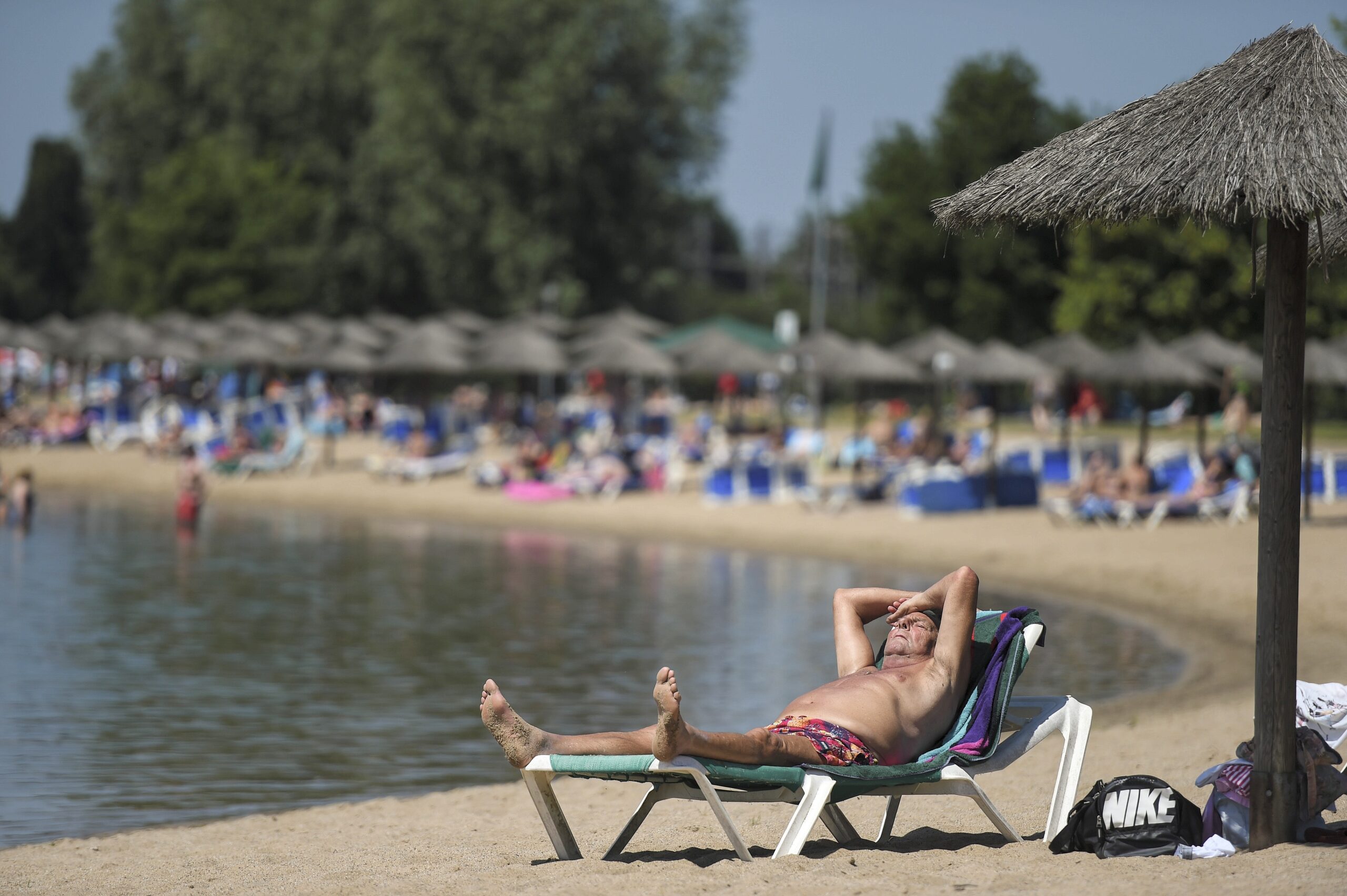 Sonnen und baden im Xantener Südsee.