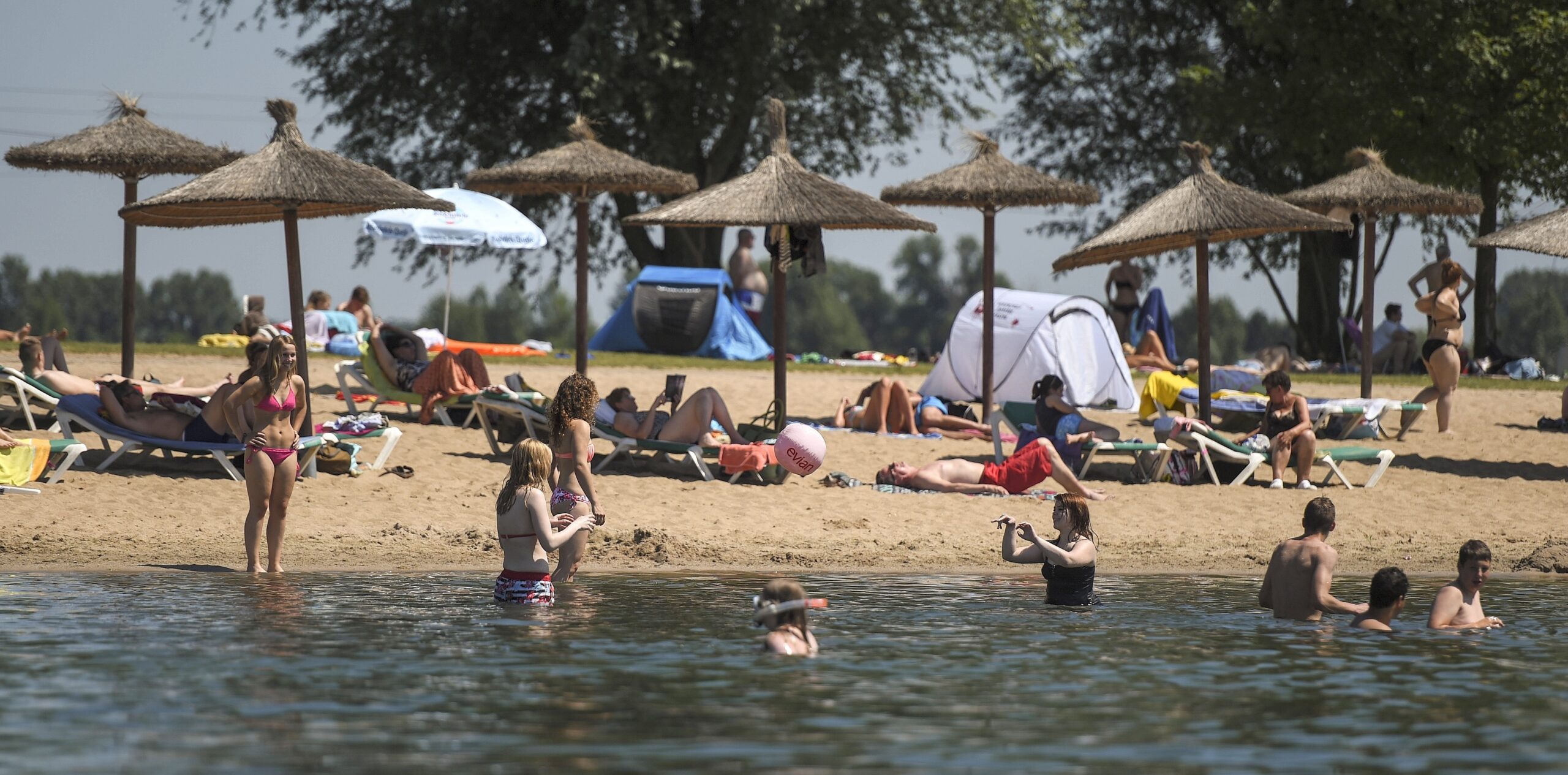 Sonnen und baden im Xantener Südsee.