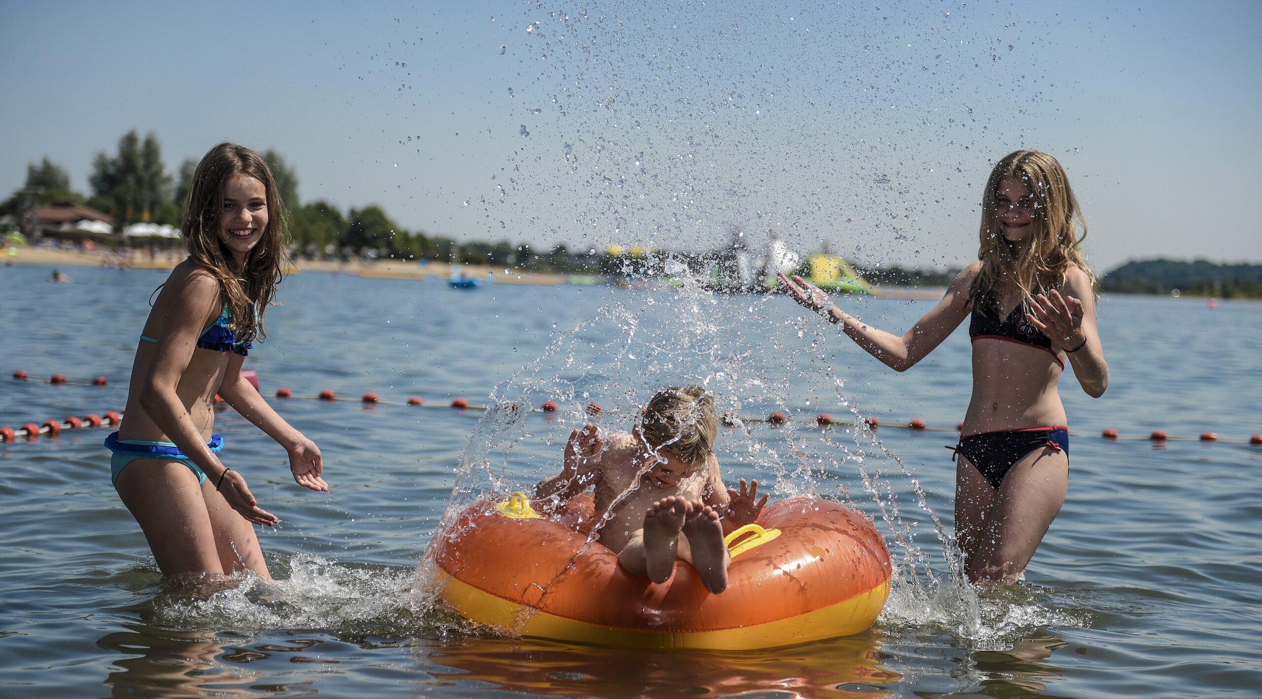 Sonnen und baden im Xantener Südsee.