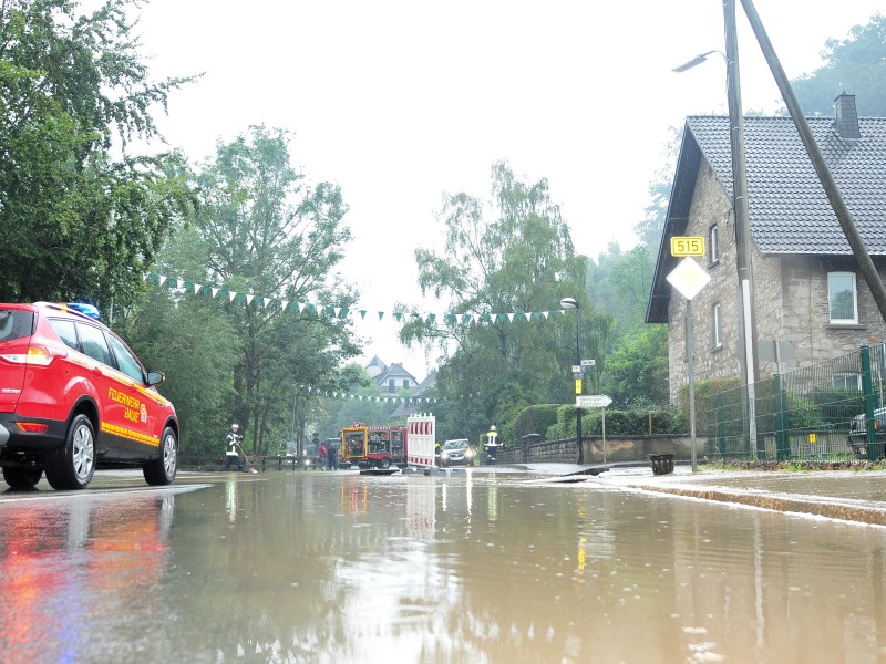 Überflutungen in Volkringhausen