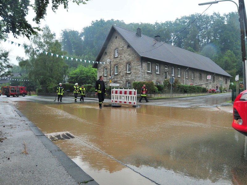 Überflutungen in Volkringhausen