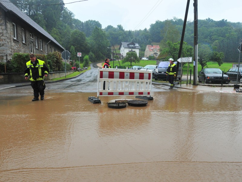 Überflutungen in Volkringhausen