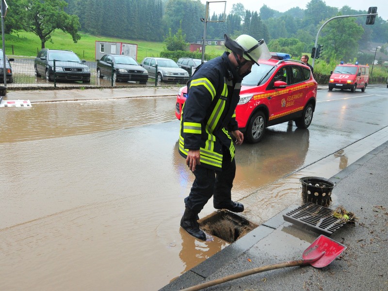 Überflutungen in Volkringhausen