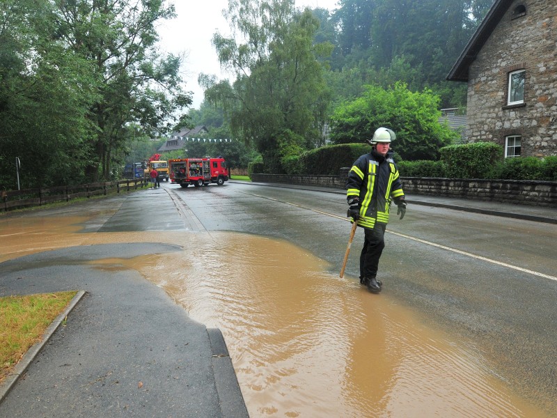 Überflutungen in Volkringhausen