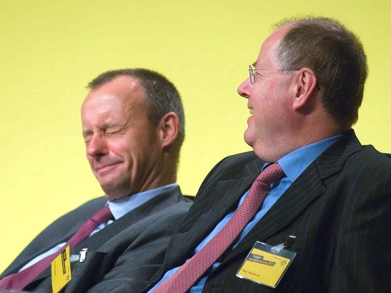 Friedrich Merz und Peer Steinbrück