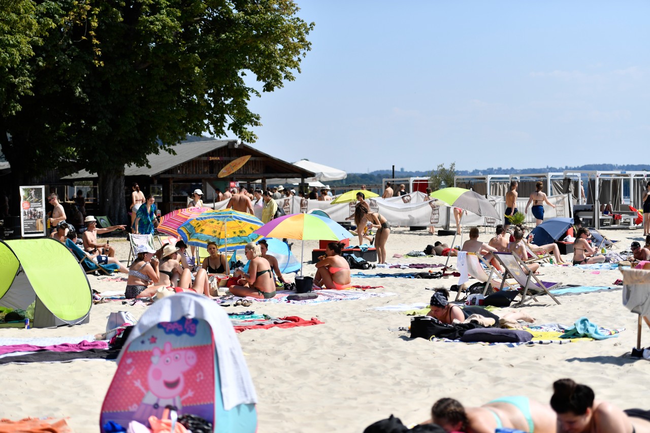 Der Seaside Beach am Baldeneysee. Hier soll bald ein großes RTL-Event stattfinden. (Archivbild)