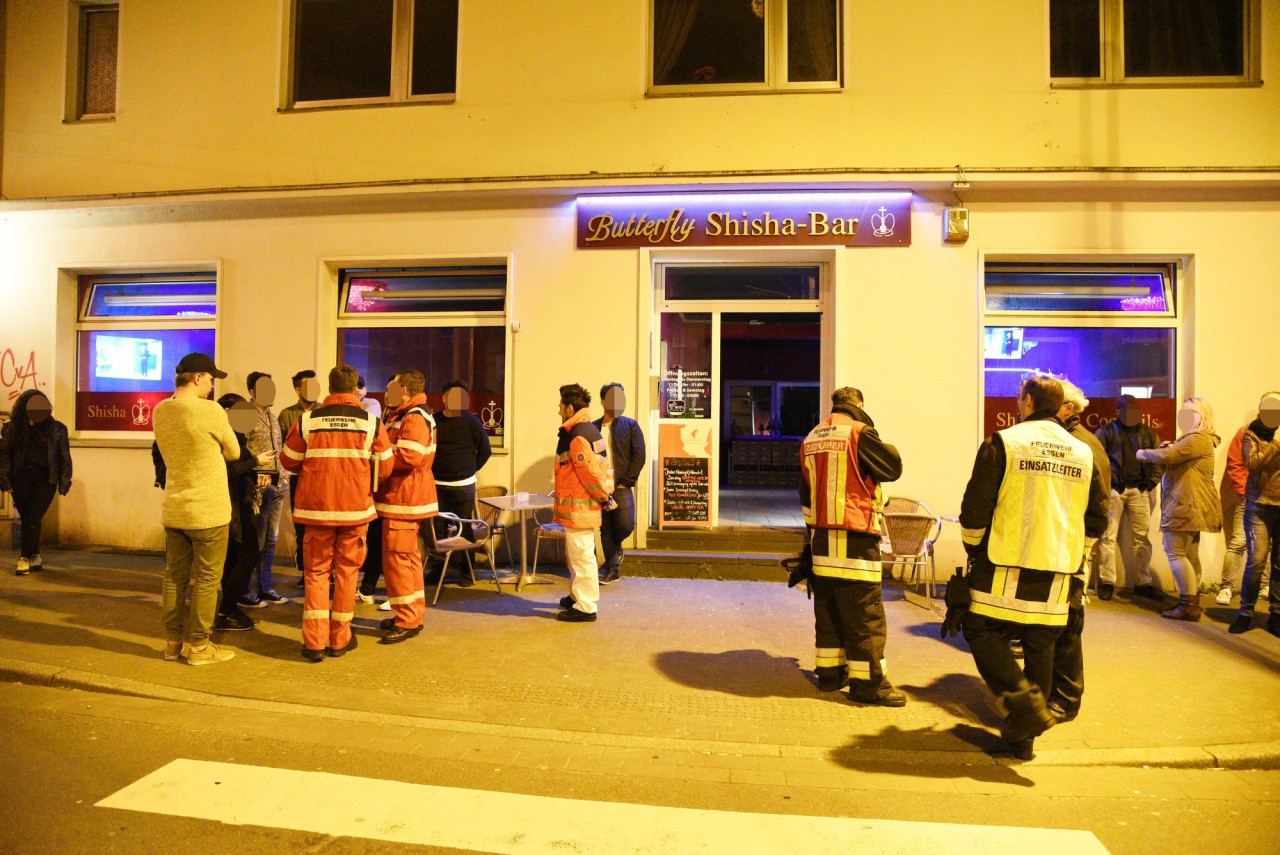 Die Feuerwehr hat die Shisha-Bar „Butterfly“ geräumt, weil zu hohe Werte an Kohlenmonoxid festgestellt wurden.