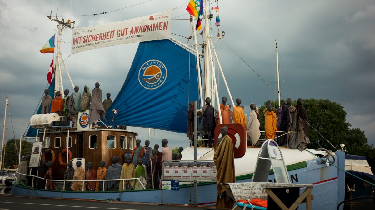 Das sozial-kulturelle Schiffsprojekt „Mit Sicherheit gut ankommen“ läuft noch bis Ende September. 