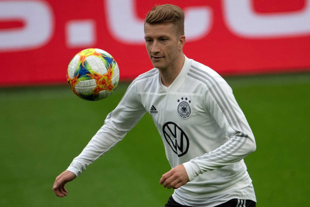 Seltener Anblick: Marco Reus bei der deutschen Nationalmannschaft (Herbst 2019).