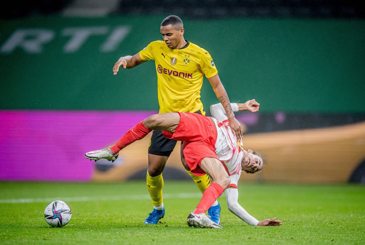 So lief der BVB auch schon im Pokalfinale auf. 