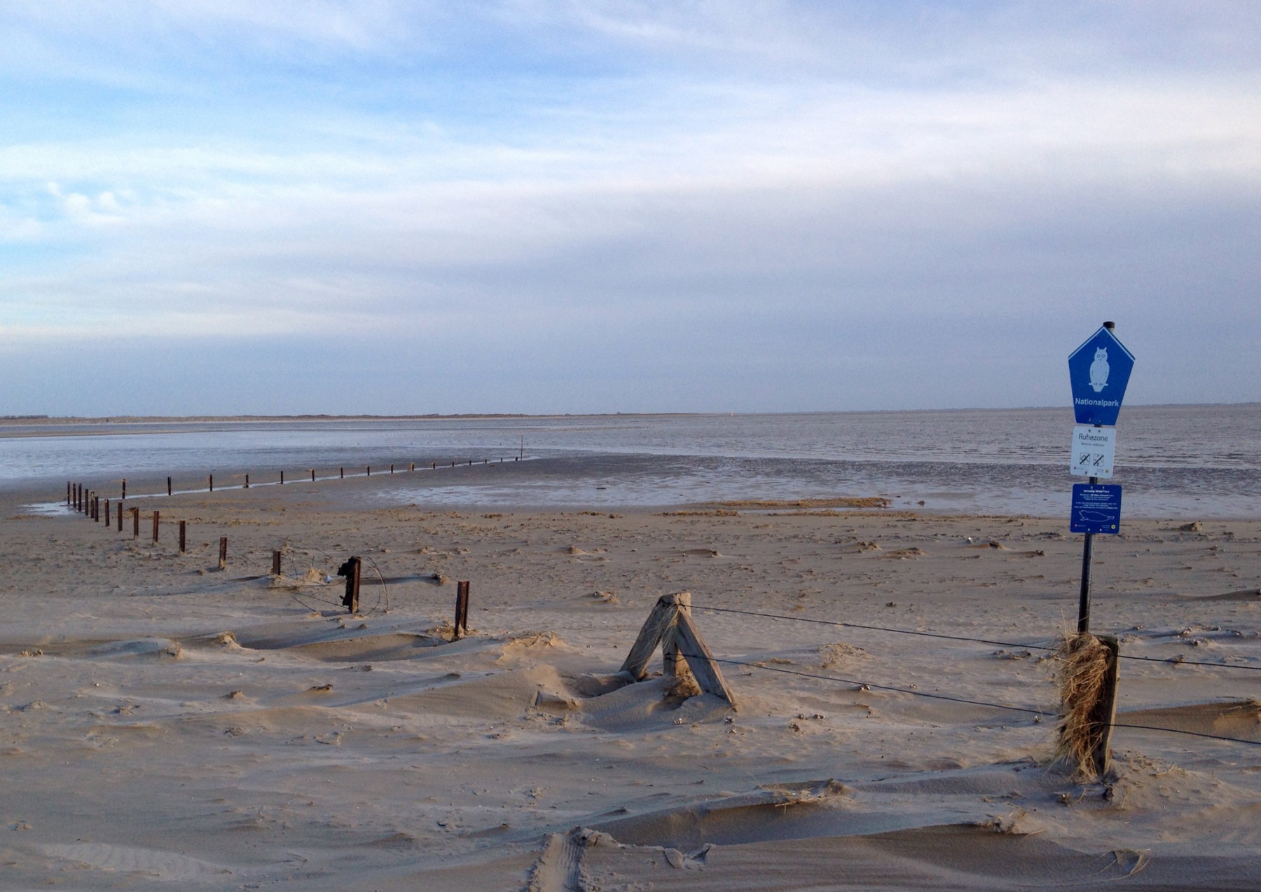 Einsame Weiten: Im Winter sind Touristen auf Baltrum vierlerorts für sich.