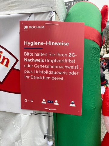 2G und Maske, so hart greift die Stadt Bochum beim Weihnachtsmarkt durch.