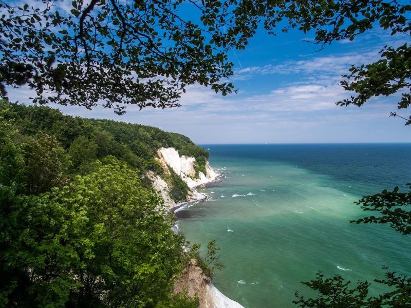 Die Kreidefelsformation Königsstuhl auf Rügen soll eine neue Aussichtsplattform erhalten.