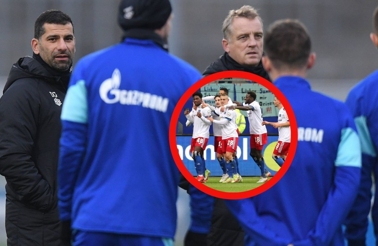 Während Dimitrios Grammozis beim FC Schalke 04 wieder da ist, hat der HSV vor dem Topspiel Personalprobleme und es herrscht Unruhe. 