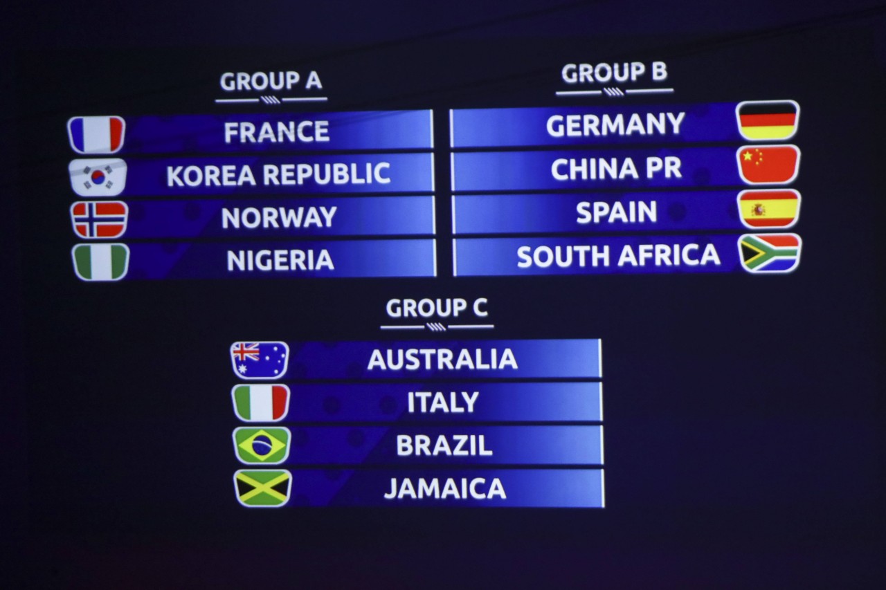 Der Spielplan der Frauen WM 2019 in Frankreich: Deutschland startet in Gruppe B.