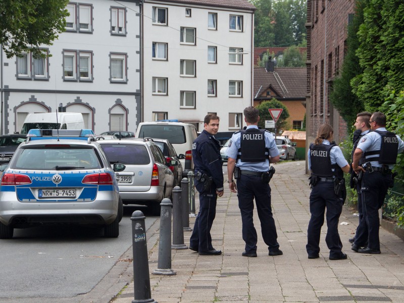 Aus einem Fenster in Bochum wurde am Sonntagabend geschossen.