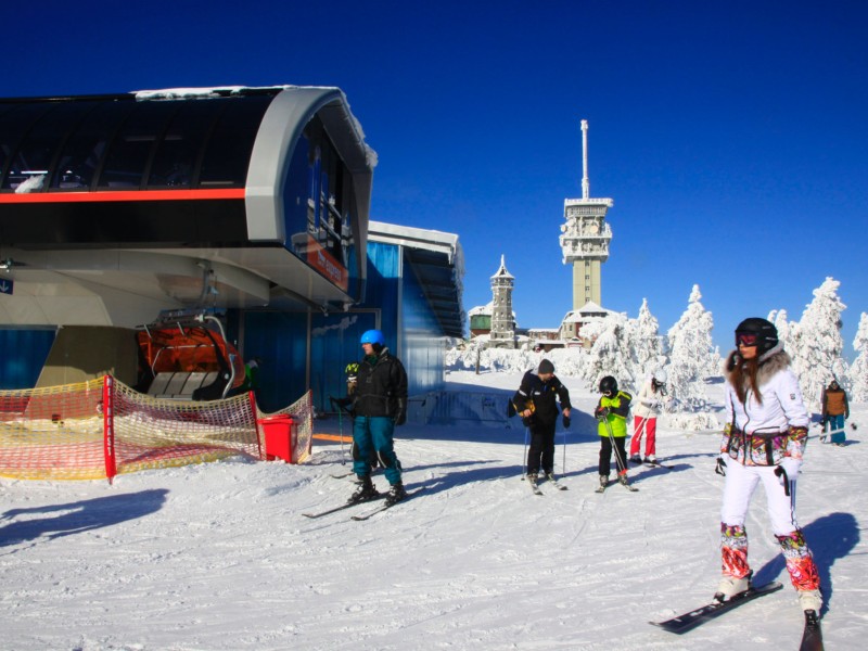 Zwischen Wintervergnügen und Radonkur: Zu Besuch in Jáchymov.