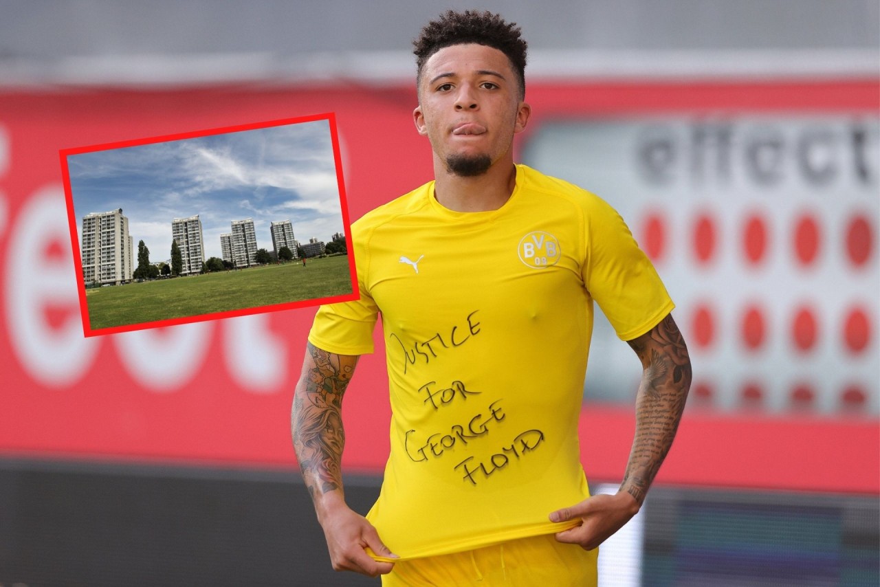 Jadon Sancho wird jetzt in seiner Heimat für eine besondere Aktion geehrt.