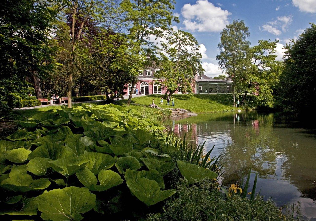 In Oberhausen kannst du am Schloss und im Kaisergarten entspannt spazieren gehen.