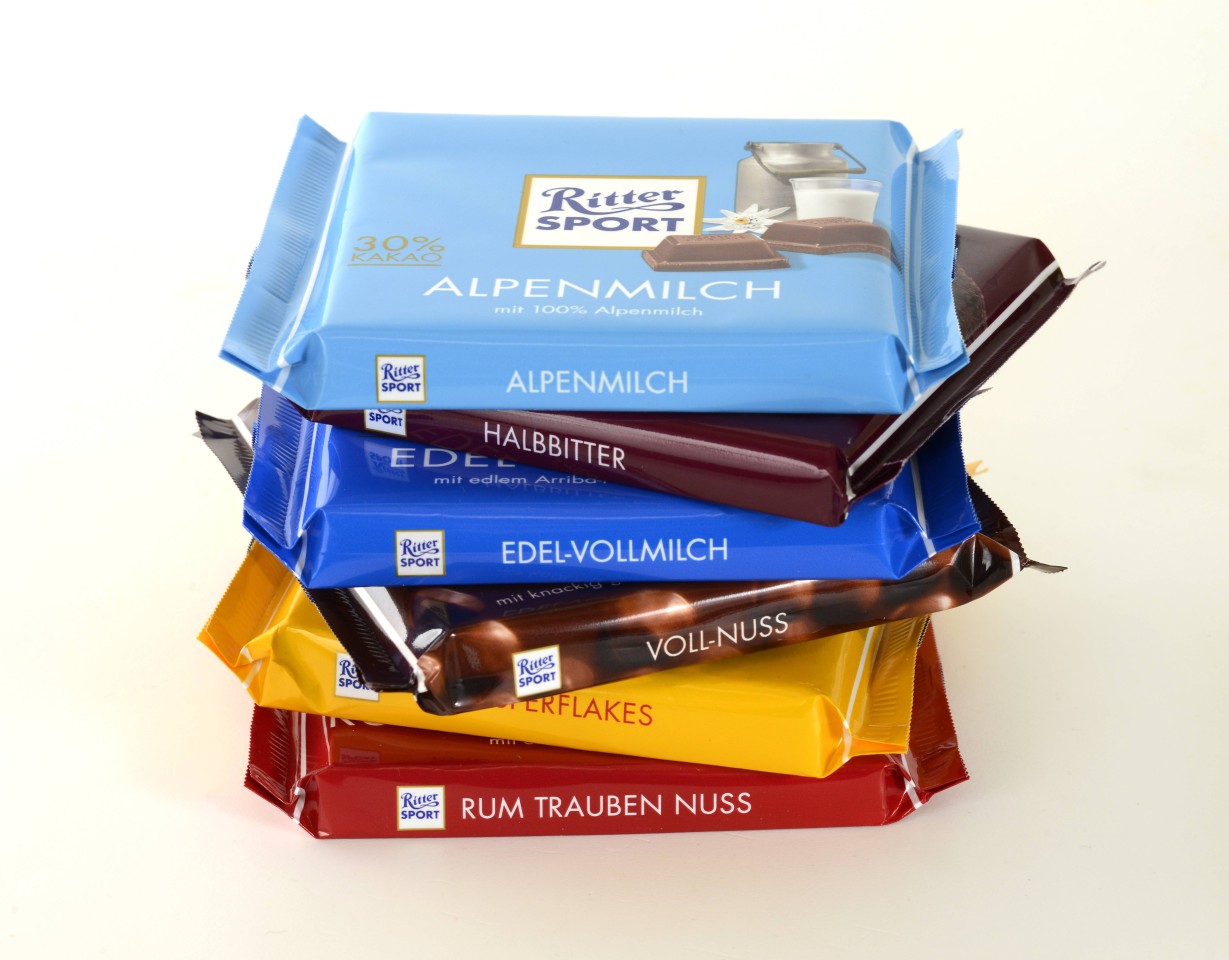 Lidl: Ritter Sport Schokolade wird beim Discounter nun knapp.