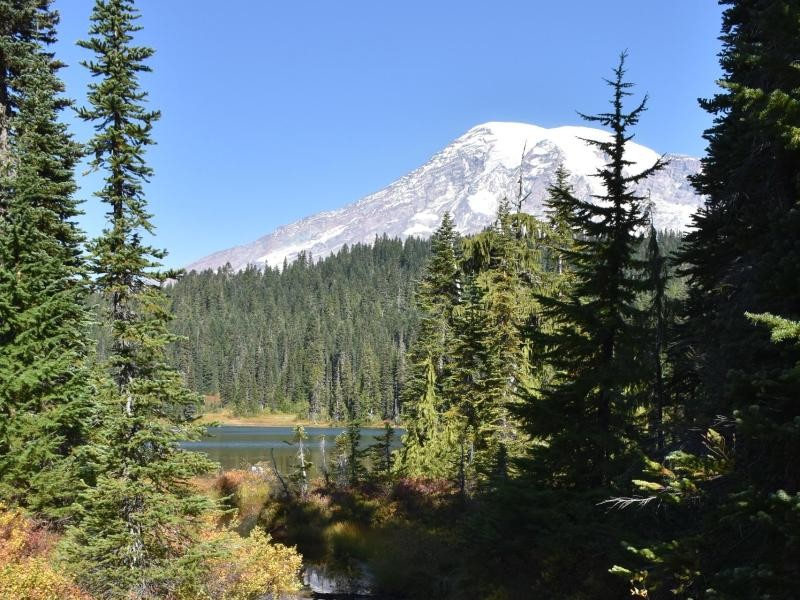 Mächtiger Gipfel: Der Mount Rainier erreicht eine Höhe von fast 4400 Metern und ist damit der höchste Berg im US-Bundesstaat Washington.