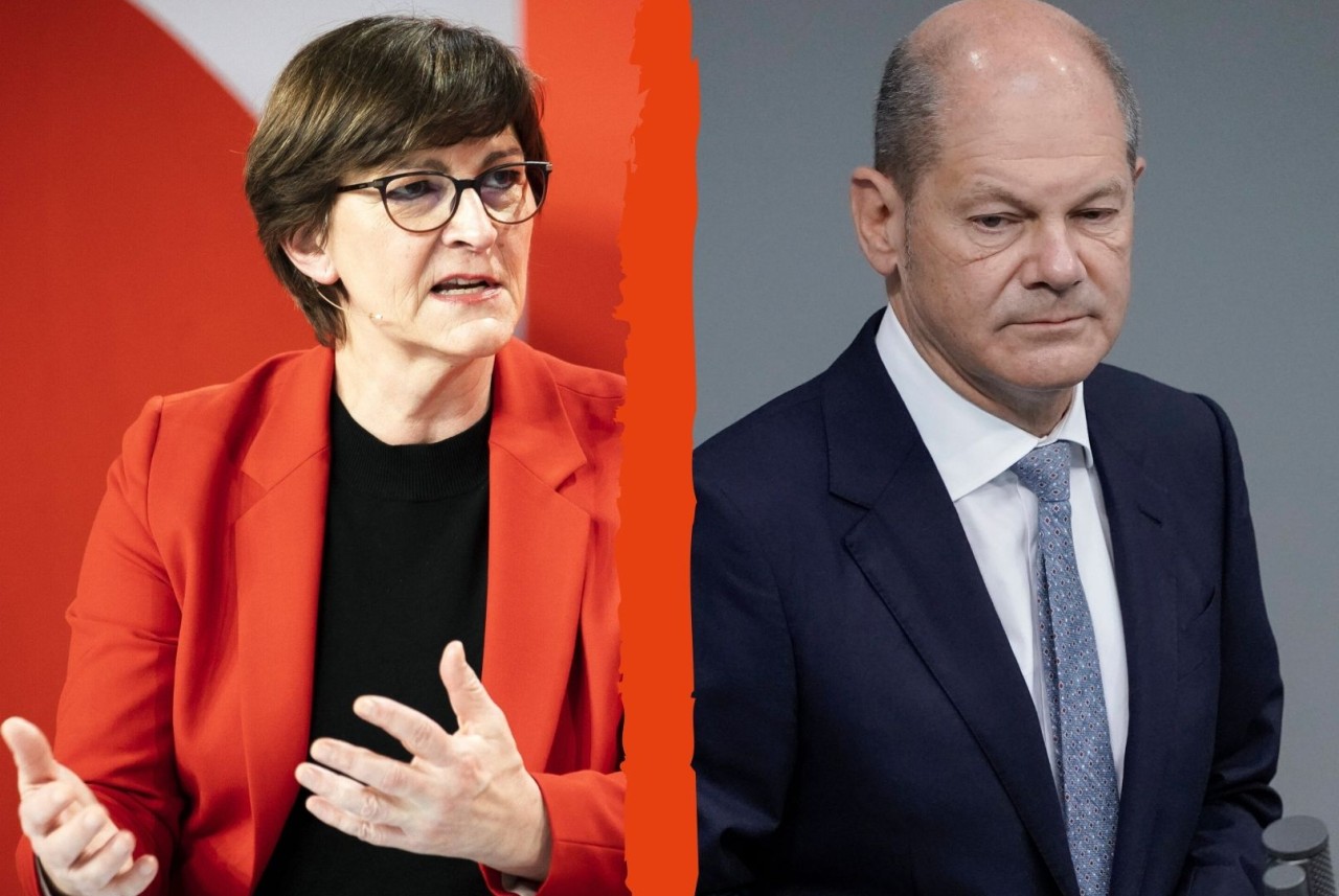 Wird SPD-Parteichefin Saskia Esken eine Belastung für Kanzlerkandidat Olaf Scholz? 