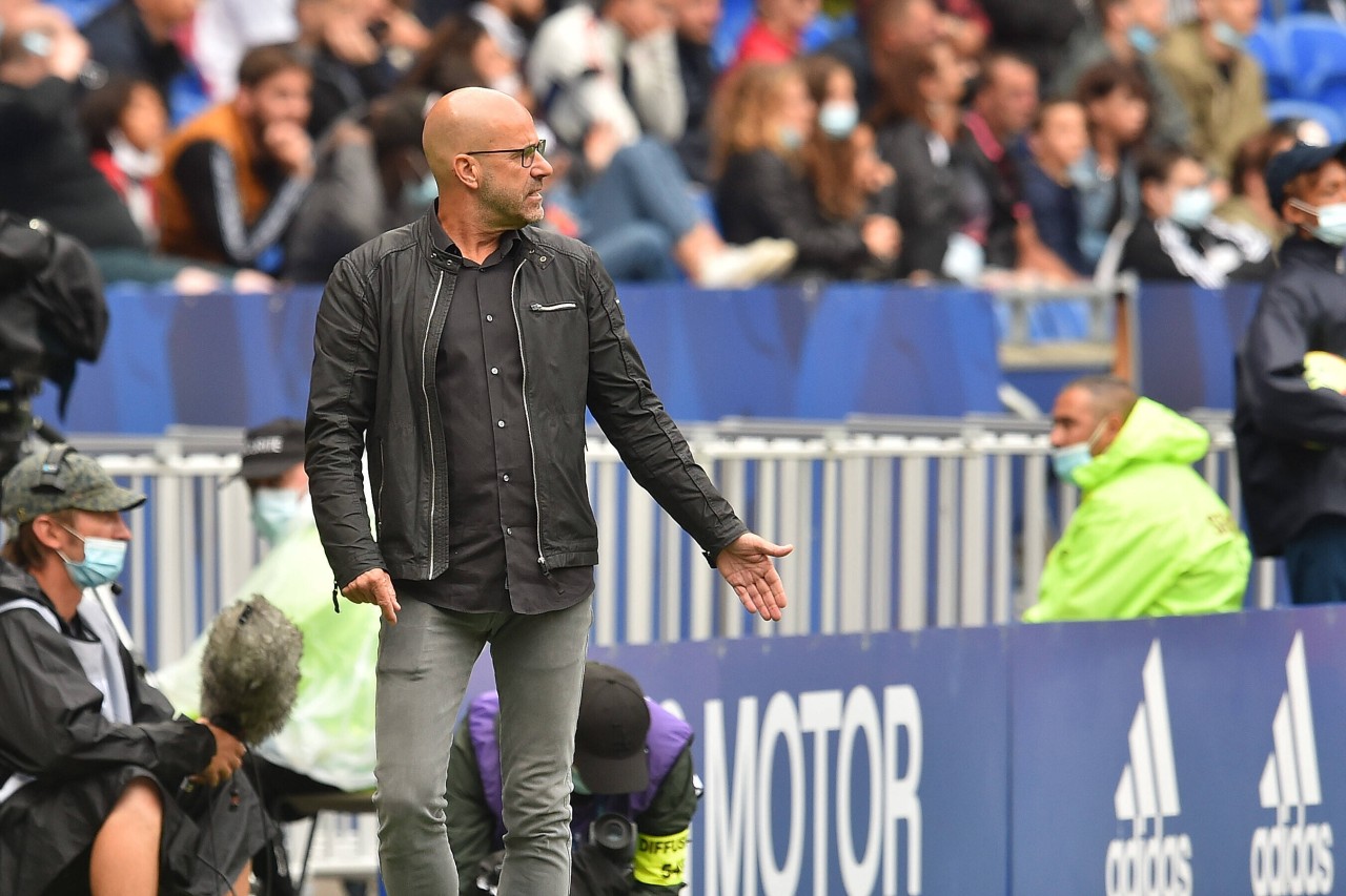 Ex-BVB-Coach Peter Bosz bei Lyon schon unter Druck.