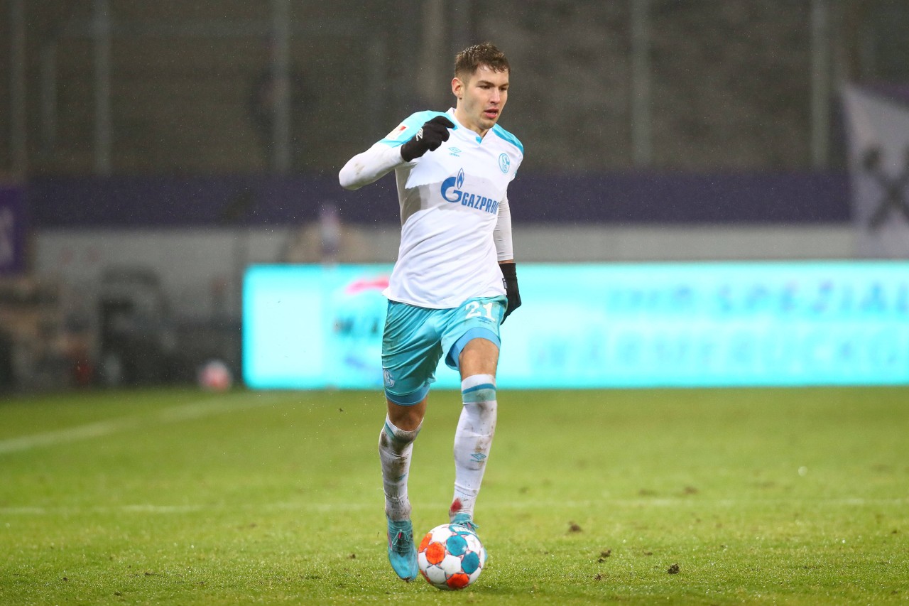 Marvin Pieringer beim Auswärtsspiel in Aue.