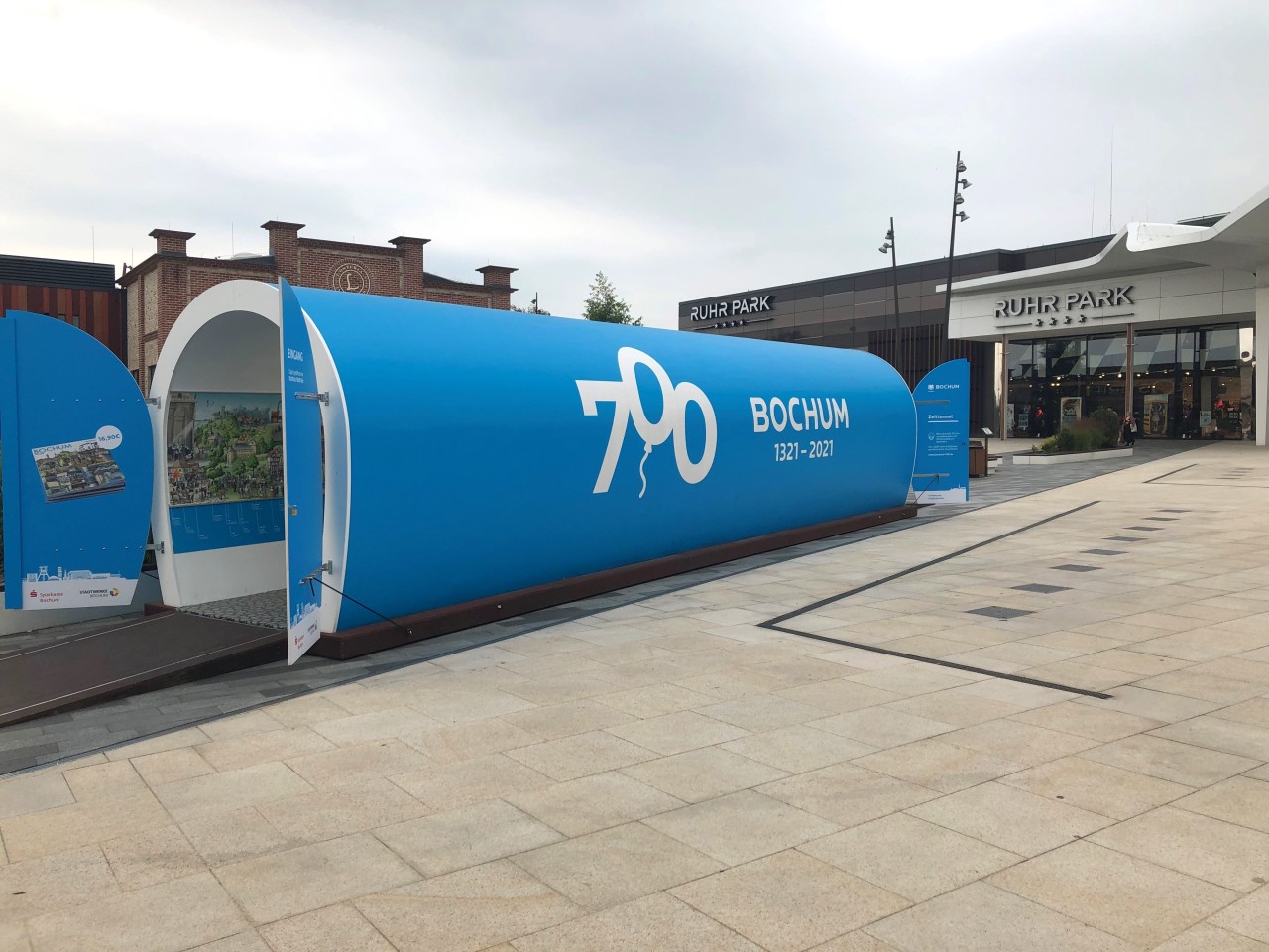 Der Zeittunnel am Ruhr Park Bochum.