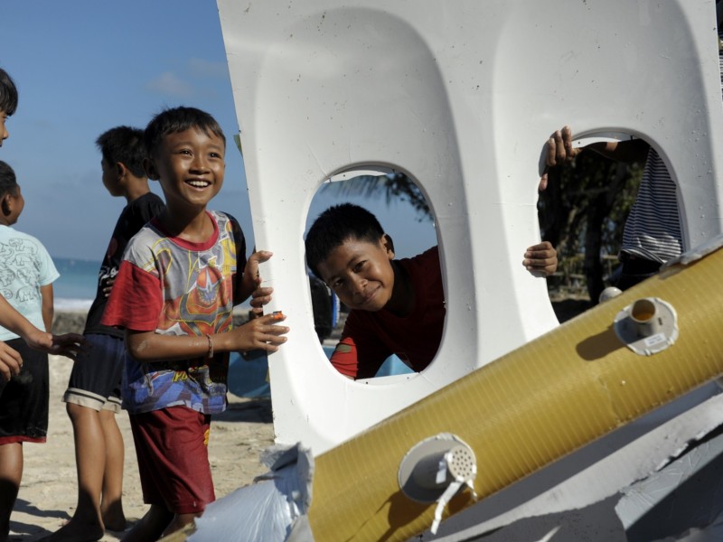 Für die Kinder auf Bali ein toller neuer Spielplatz.