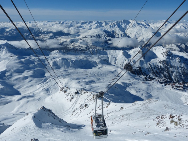 Skifahren in Paradiski - Eine Seilbahn für die Superlative