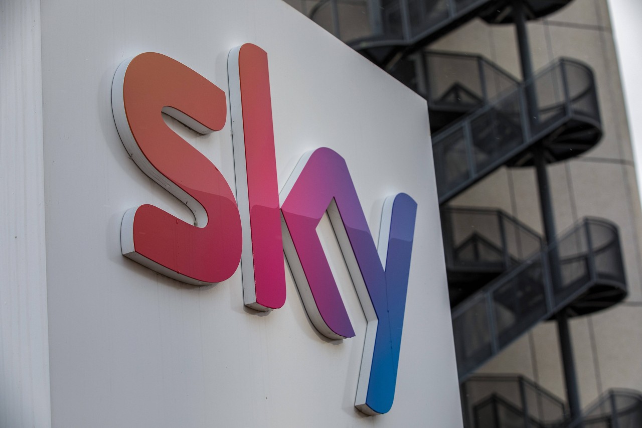 Sky-Experte lässt Arbeit ruhen.