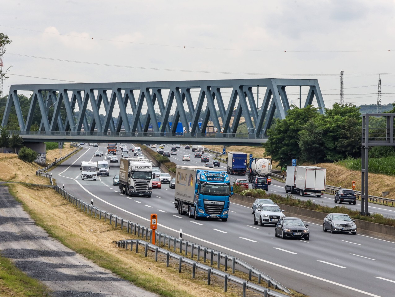 Die A2 bei Dortmund. 