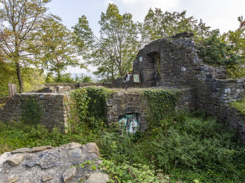 ... findest du die Burgruine Isenburg. Von Efeu umrankt steht sie direkt im Grünen. Deinen Besuch hier kannst du mit einem gemütlichen Spaziergang verbinden.