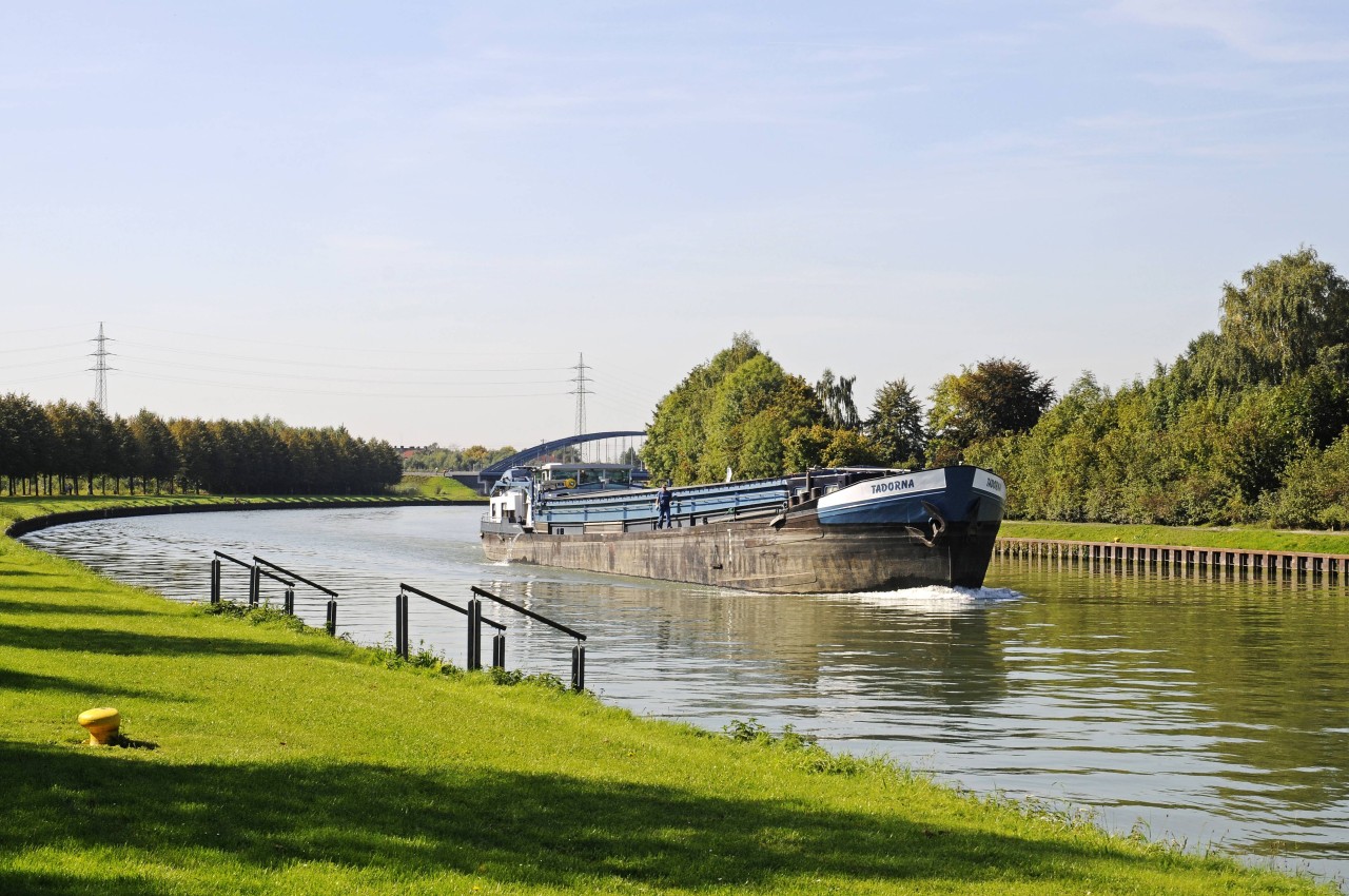 NRW: Der Datteln-Hamm-Kanal in Lünen.