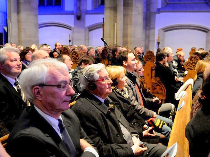 Am Montag, den 5.März 2012 fand in der Salvatorkirche am Burgplatz der Festakt zu 500 jahre Gerhard Mercator mit Wikipedia-Gründer jimmy Wales statt.Impressionen von der Veranstaltung.Foto: Udo Milbret/WAZ FotoPool