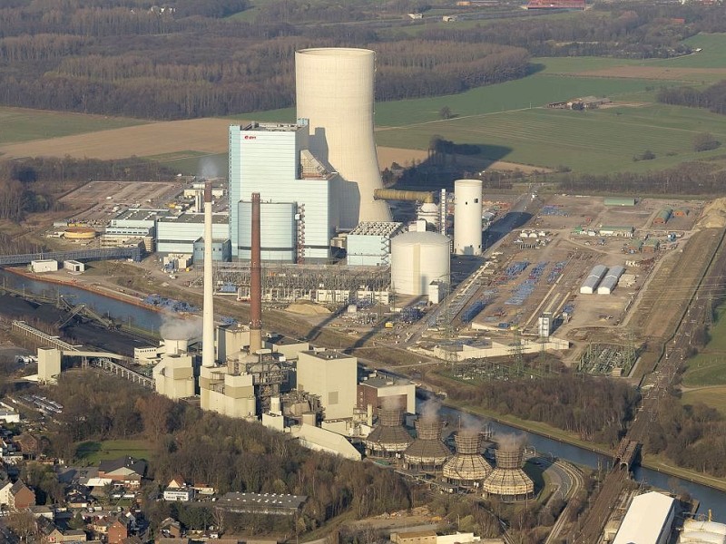 EON Datteln 4, Kohlekraftwerk, Datteln, Ruhrgebiet, NRW, Deutschland, Europa