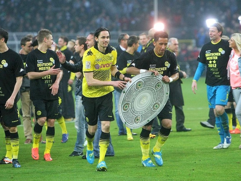 Jubel der Mannschaft, Neven Subotic, Lucas Barrios