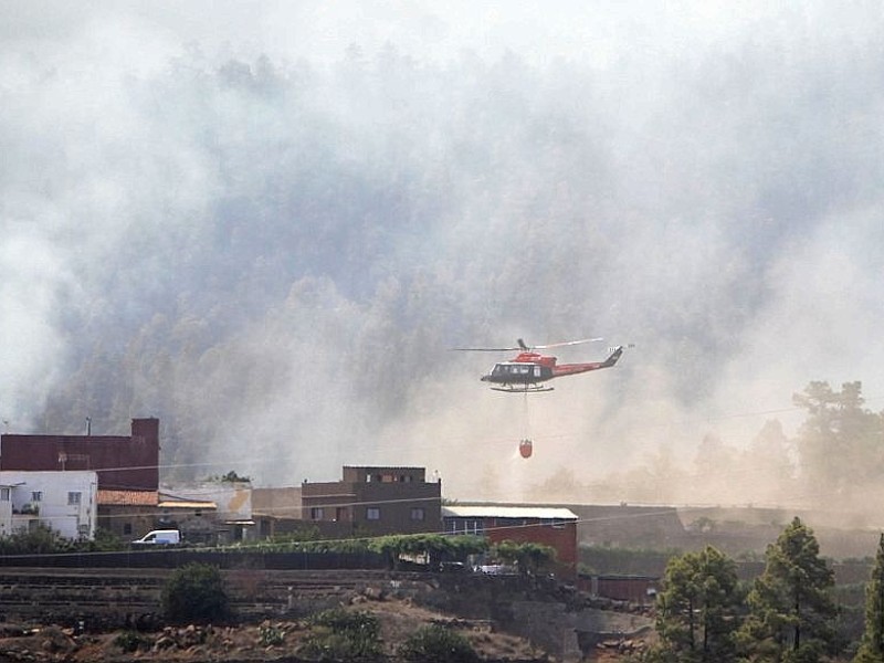 Waldbrand auf Teneriffa.