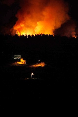 Waldbrand auf Teneriffa.