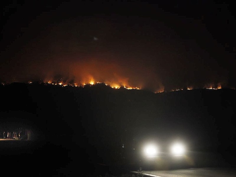 Waldbrand auf Teneriffa.