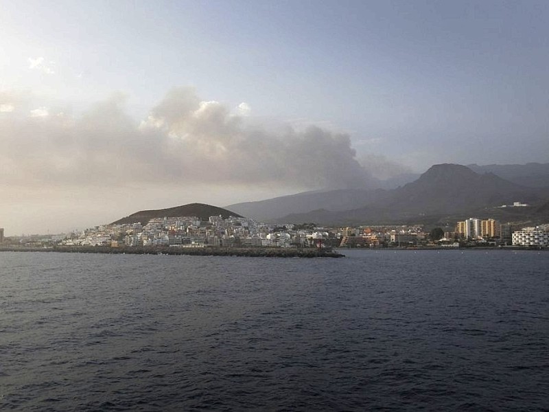 Waldbrand auf Teneriffa.