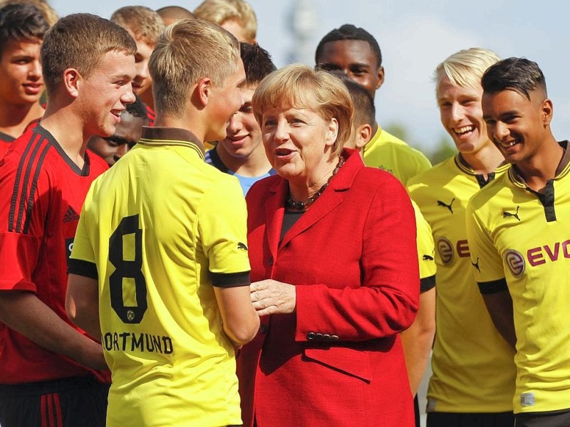 Angela Merkel zu Gast in Dortmund.