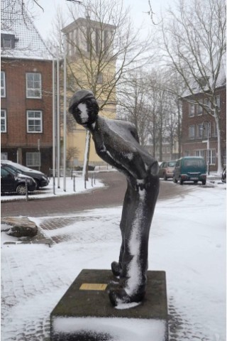 Schneebilder aus Rees, Stadtgarten, Innenstadt, Kirche, 7.12.2012Foto: Konrad Flintrop / WAZ FotoPool